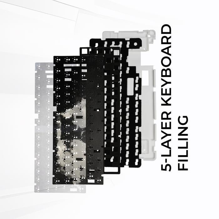 Vortexseries Vortex Mono V2 / V-2 / Gen2 Series Wired Gasket Mount Mechanical Gaming Keyboard 65% / 75% / 87% TKL Layout Hotswappable Universal - Gambar 4