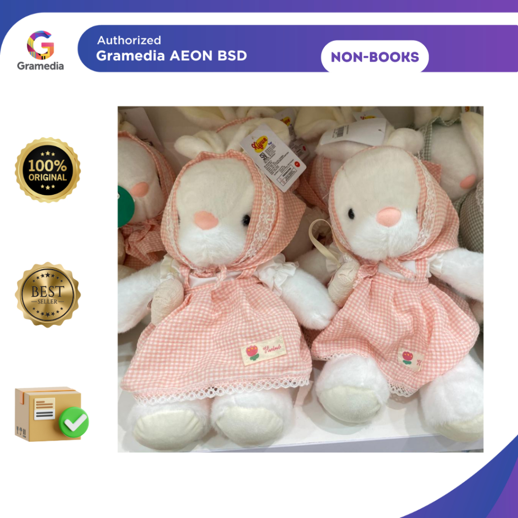 Cherish Bear Bunny Dress Pink - Gramedia Aeon BSD - Gambar 2