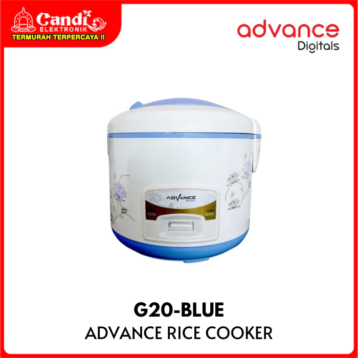 ADVANCE Rice Cooker 1,8 Liter 3in1 Lapisan Panci Anti Lengket G20-BLUE