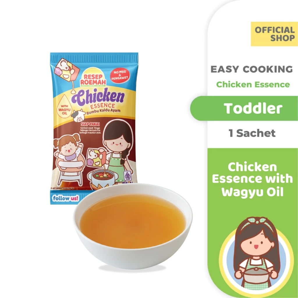 Chicken Essence Ayam Kampung sachet 15 gr by Resep Roemah – Bumbu Kaldu Essence untuk MPASI / No MSG & Pengawet - Gambar 3