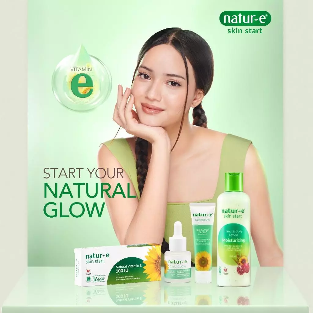 Natur-E Paket Skin Start - Soft Capsule Natural Vitamin E 100 IU 32s x 4pcs - Suplemen Kecantikan Dengan Vitamin E 100 IU - Membantu Menjaga Kesehatan Kulit dari Dalam - Gambar 2