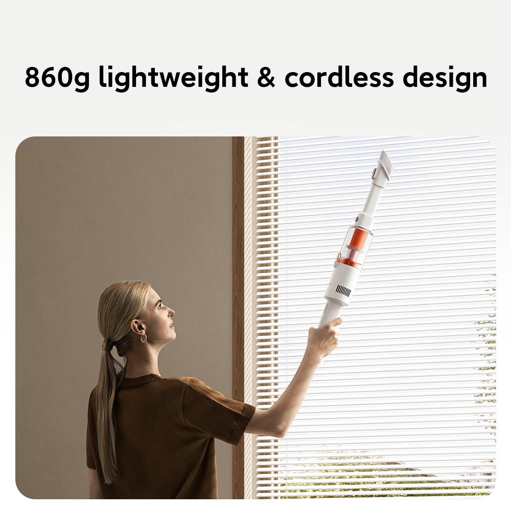 Xiaomi Vacuum Cleaner P30 / Daya isap kuat 22.000Pa / Ringan 860g Tanpa Kabel / Desain ringan & fleksibel dengan 1 tangan / 5 layer filter sistem & kepala sikat 2in1 / Baterai tahan hingga 40 menit dengan USB-C [Official Store] - Gambar 3