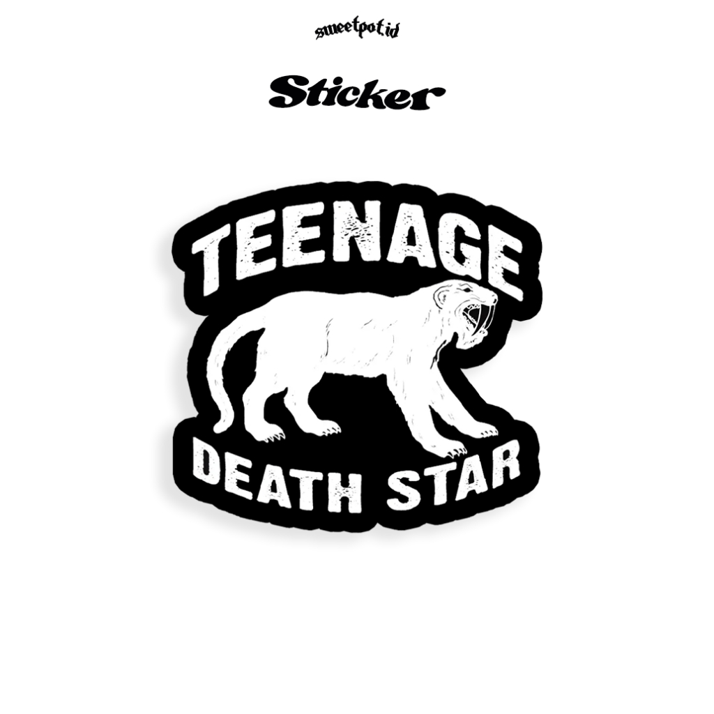 TEENAGE DEATH STAR STICKER TDS/ GRAIN STICKER/ RETAIL STICKER/ METAL ...