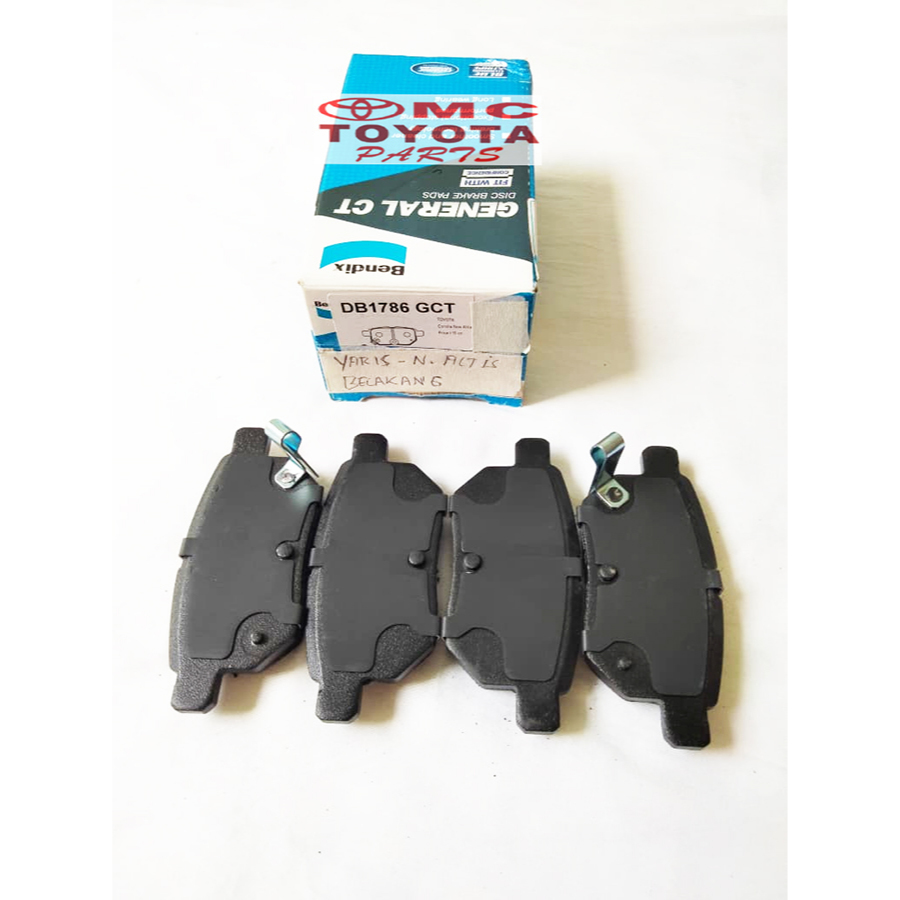 Original Rear Brake Pads for Yaris New Corolla ALtis BENDIX Brake Pad ...
