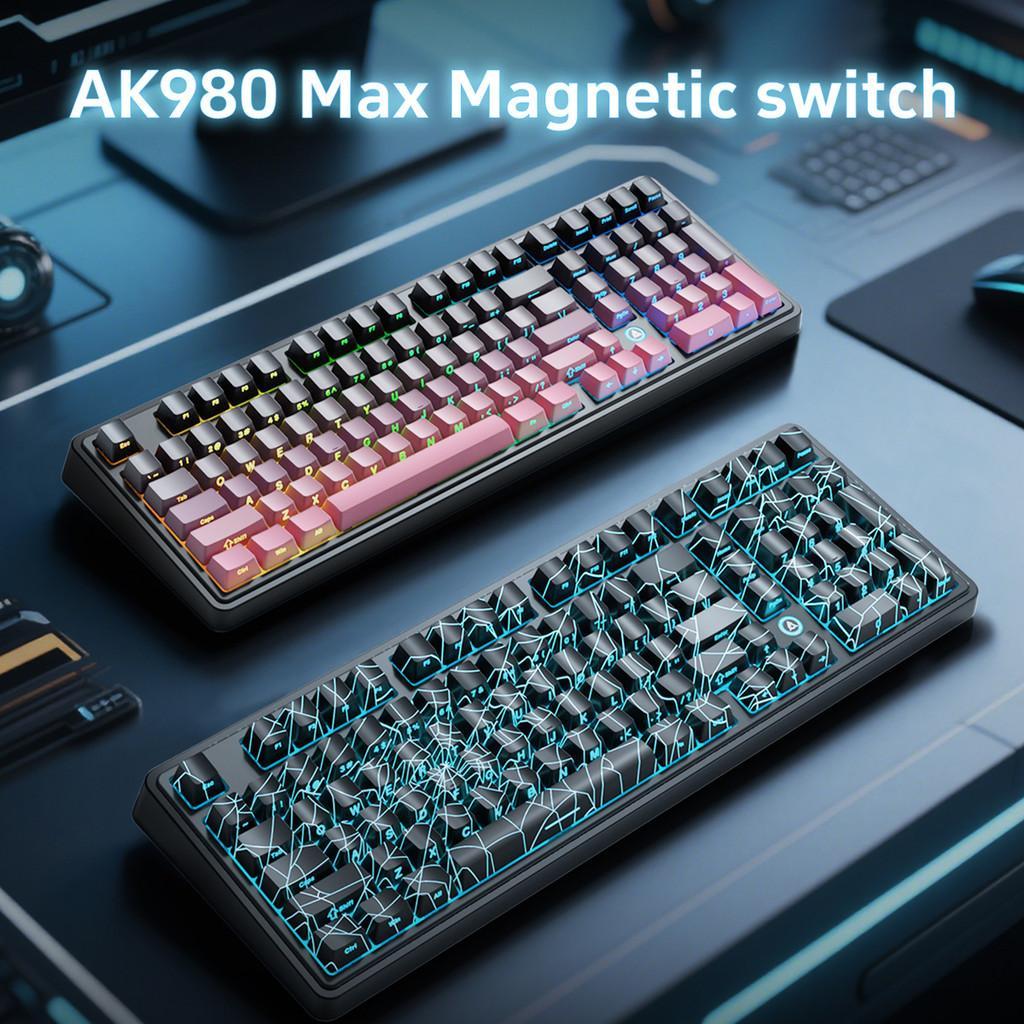 Ajazz AK980 / AK-980 / AK 980 MAX HE Wired Mechanical Keyboard Gaming Magnetic Switch - Gambar 2