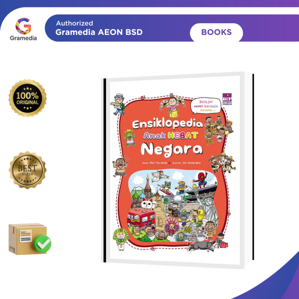 ENSIKLOPEDIA ANAK HEBAT: NEGARA - GRAMEDIA AEON MALL BSSD