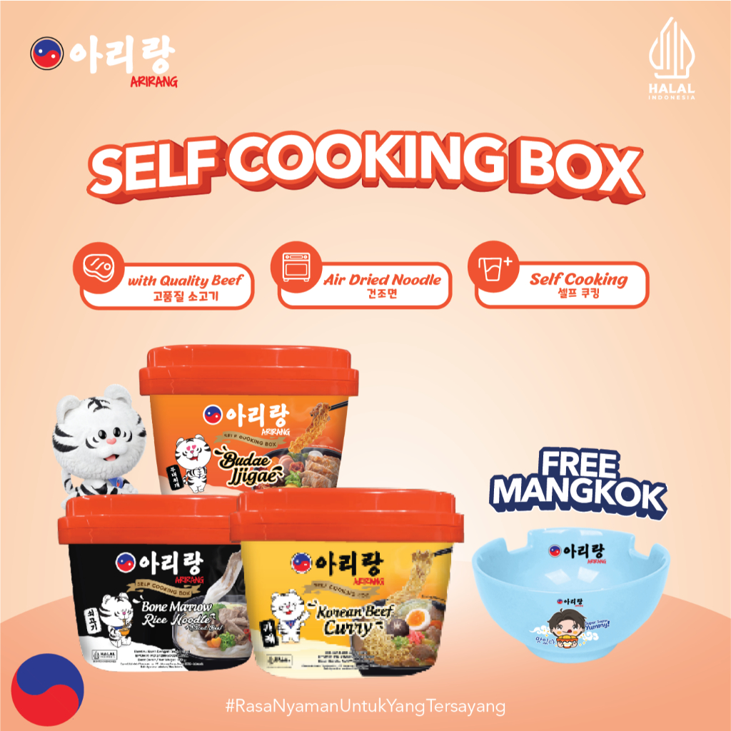 Self Cooking Box Mix VariantArirang (3 Pcs) | Shopee Singapore