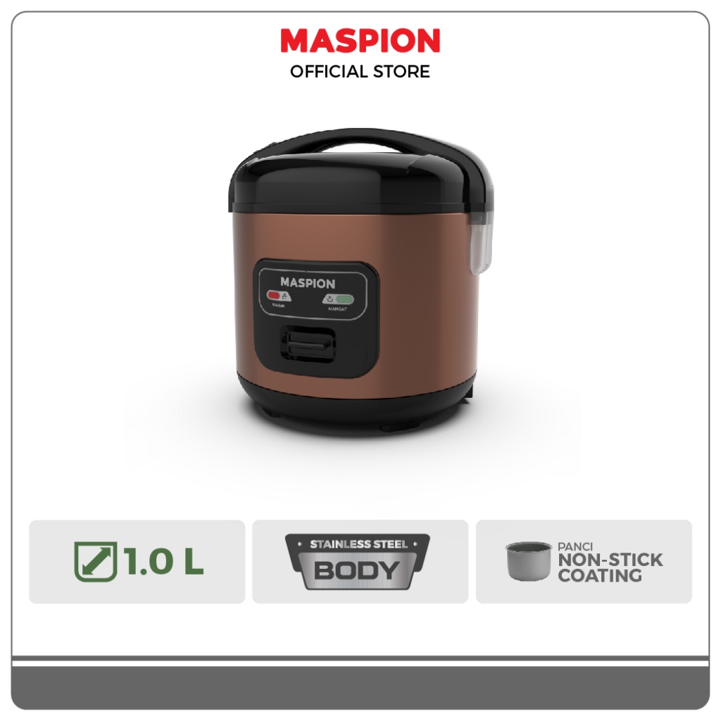 Maspion Rice Cooker Magic Com 1 Liter MRJ-1003 BS - Gambar 2