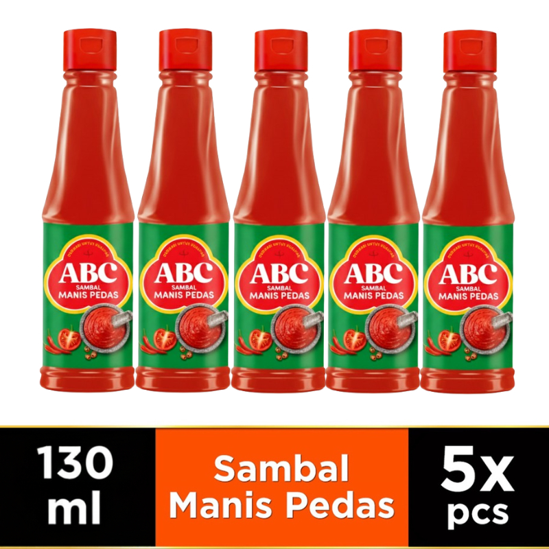 ABC Saus Sambal Manis Pedas 130 ml x5