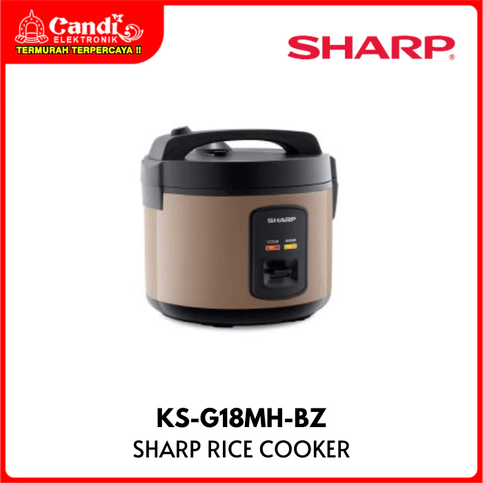 SHARP Rice Cooker 3in1 Penanak Nasi 1,8 Liter Inner Pot Non Stick KS-G18MH-BZ - Gambar 3