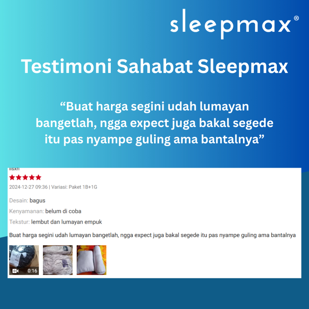 PROMO DISKON PAKET BANTAL GULING TIDUR SLEEPWELL PREMIUM HOTEL SLEEPMAX - Gambar 4