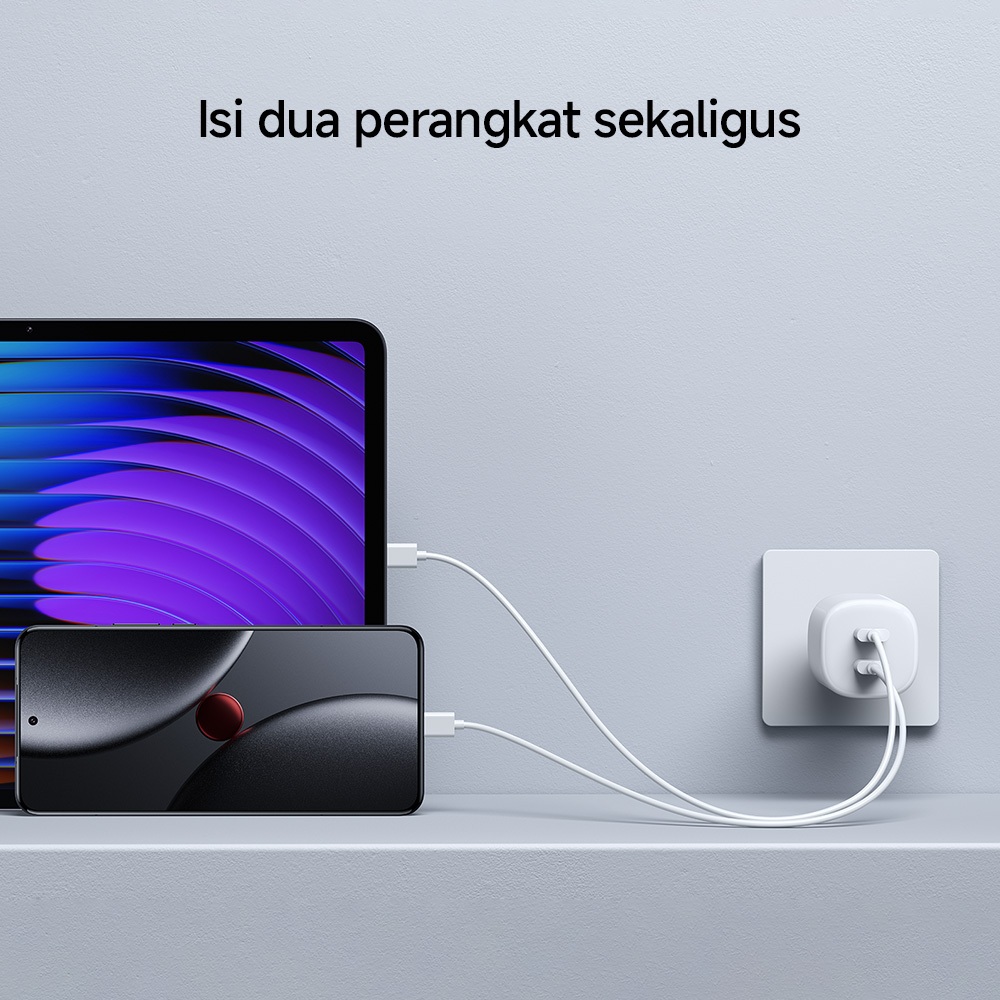 Xiaomi 45W Nano Turbo Charging Power Adapter (2-Port) - Gambar 4