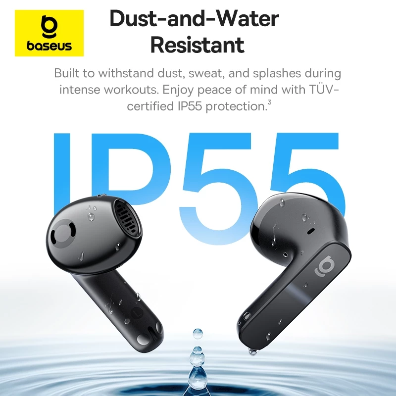 [Brand Membership] Baseus Bass BS1 NC ANC Semi-in-Ear True Wireless Earbuds - Gambar 4
