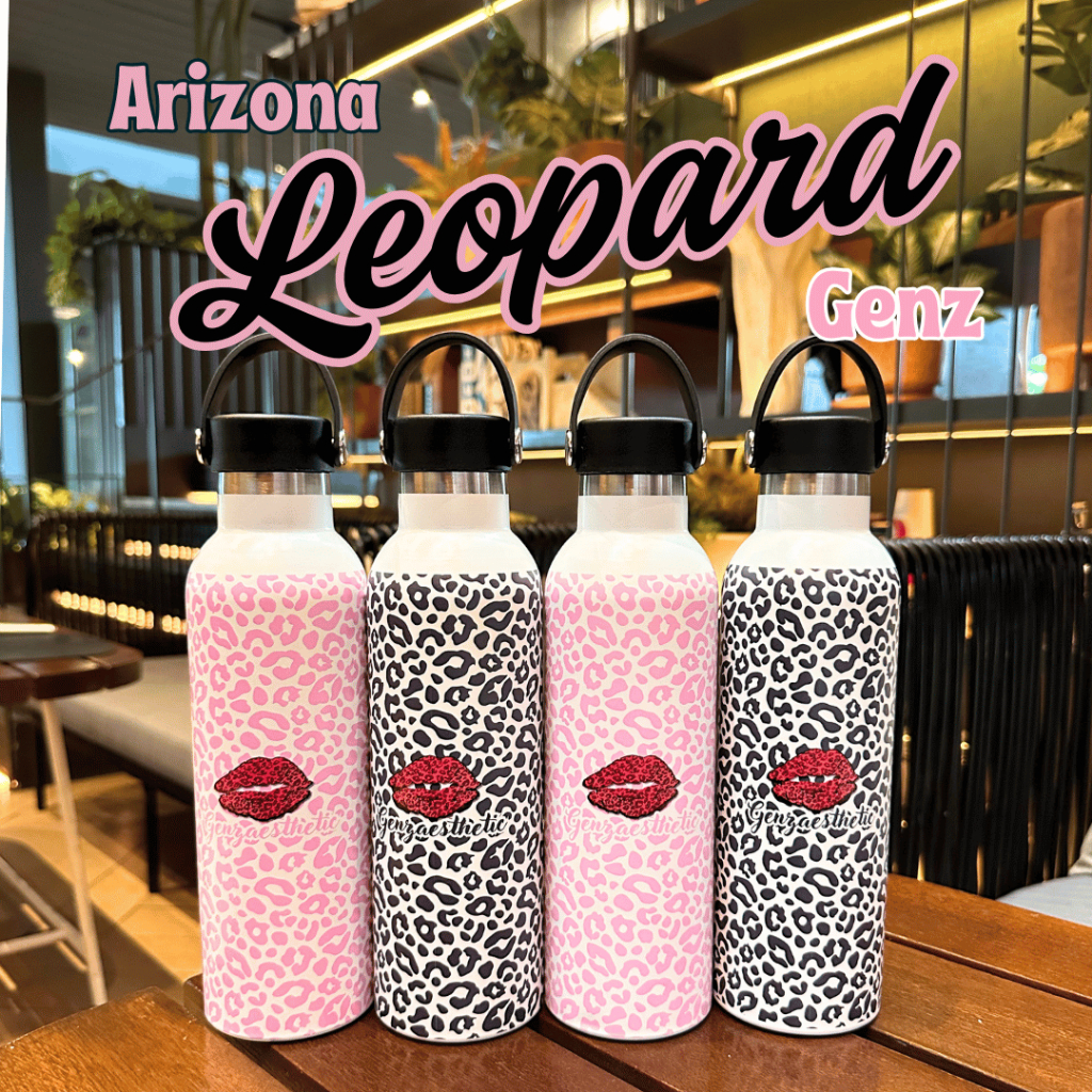 TUMBLER Arizona Leopard Kiss Tahan dingin PremiumStainless Steel Double Wall 750ml BotolMinum Kalcer foto 2