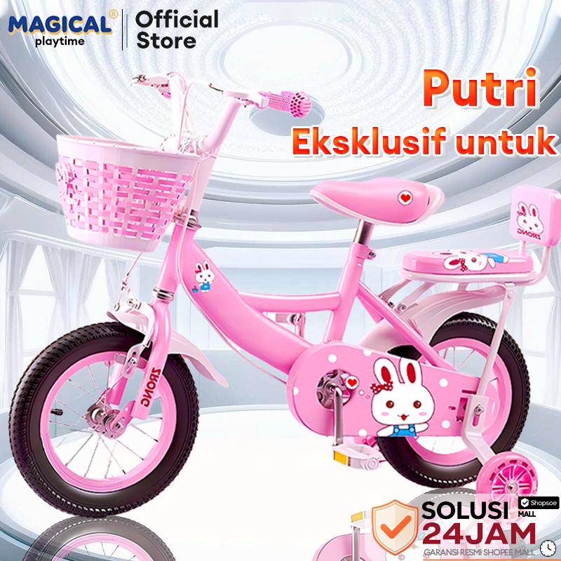 Magical Playtime Sepeda Anak Perempuan 3 Ukuran