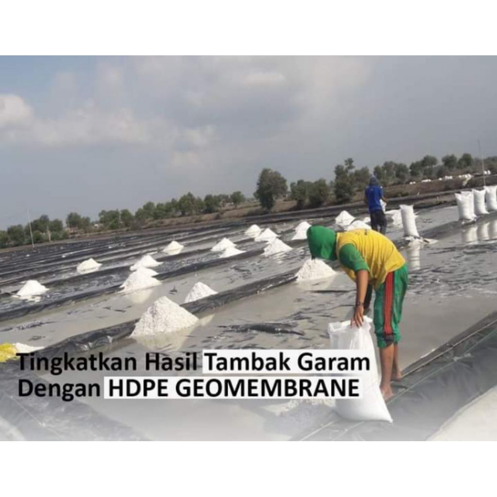 Geomembran HDPE Lebar 4 & 6 Meter Tebal 300 Micron ( KOLAM IKAN ) - Gambar 4