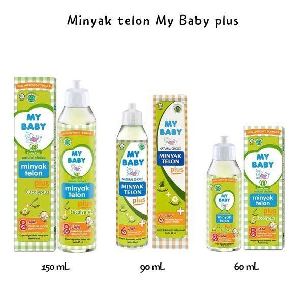 My Baby Telon Plus 8 Jam 30ML / 60ML / 90ML / 150ML - Minyak Telon - Minyak Eucalyptus Anak - Gambar 2