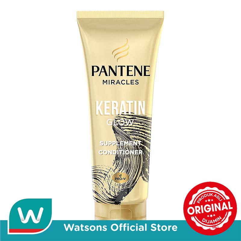 Pantene Conditioner Miracles Keratin Glow Daily Hair Supplement 150ml - Gambar 2