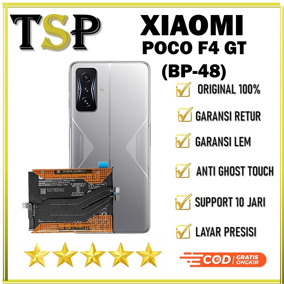 BATERAI XIAOMI BP-48 Xiaomi POCO F4 GT Batre Batrai Baterai ORIGINAL 100%