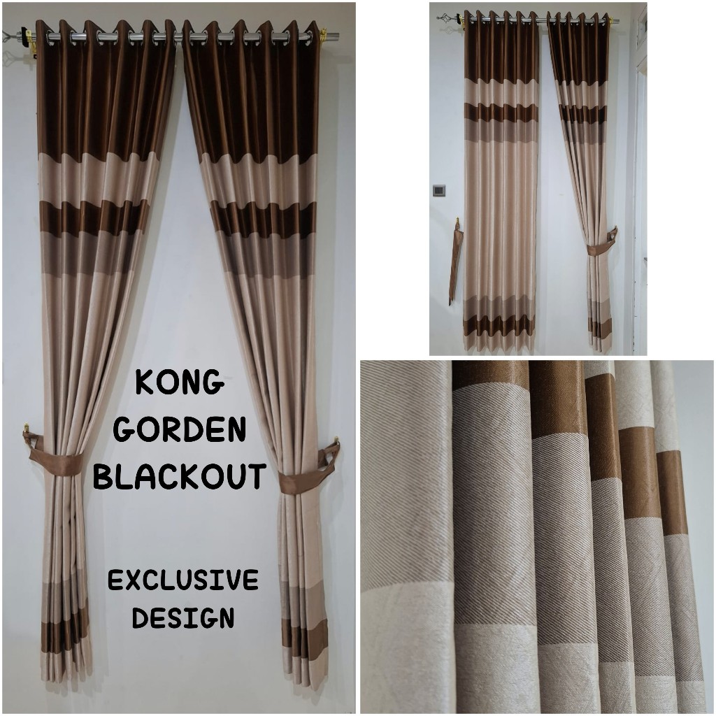KONG GORDEN BLACKOUT KALE JULI TIMBER 6 GELOMBANG 12 LUBANG RING TINGGI 150 200 225