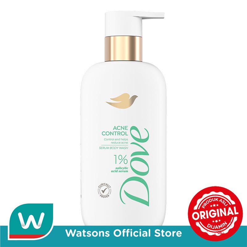 [NEW!] Dove Advanced Serum Acne Control Body Wash - Sabun Mandi Cair untuk Mengatasi Jerawat Tubuh 300g - Gambar 2