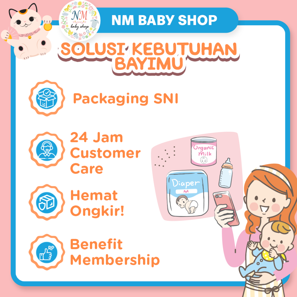 MAMYPOKO PANTS TIDAK GEMBUNG SLIM M30 L28 XL26 CELANA M 30 L 28 XL 26 MAMY POKO POPOK BAYI PPKS NM - Gambar 3