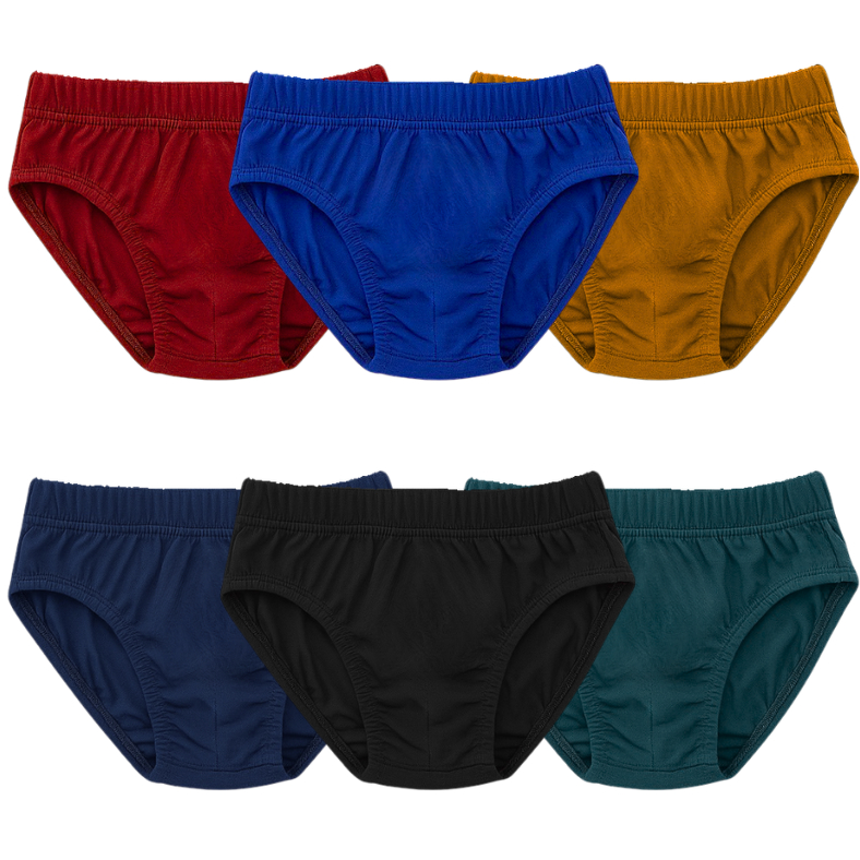 KATUN 6PCS Children's Underwear Soft Cotton FabricPOLOS in Mixed Colors ...