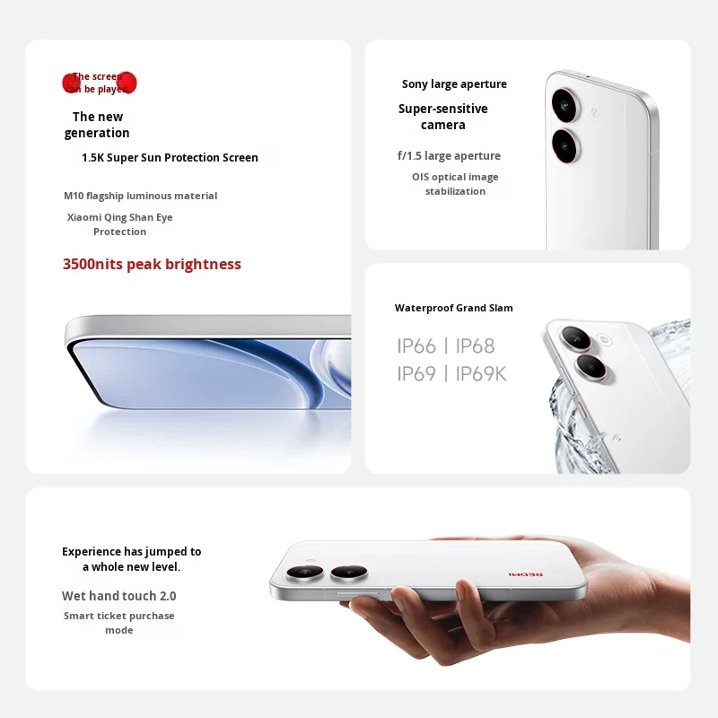 Redmi Turbo 5 5G 6.59''AMOLED 120HZ Dimensity 8500 Ultra 7560mAh 100W 50MP - Gambar 2