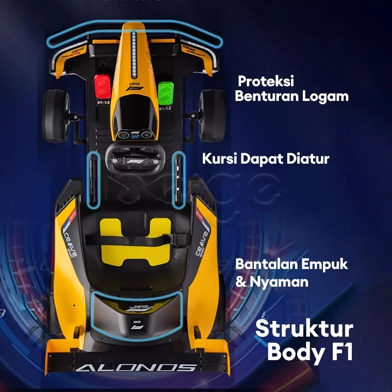 Magical Playtime Ride On Kart Lipat Aki MP3 3-8Y - Gambar 3