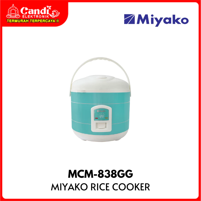 MIYAKO Rice Cooker 2.2 Liter Non Stick Magic Warmer Plus MCM-838GG