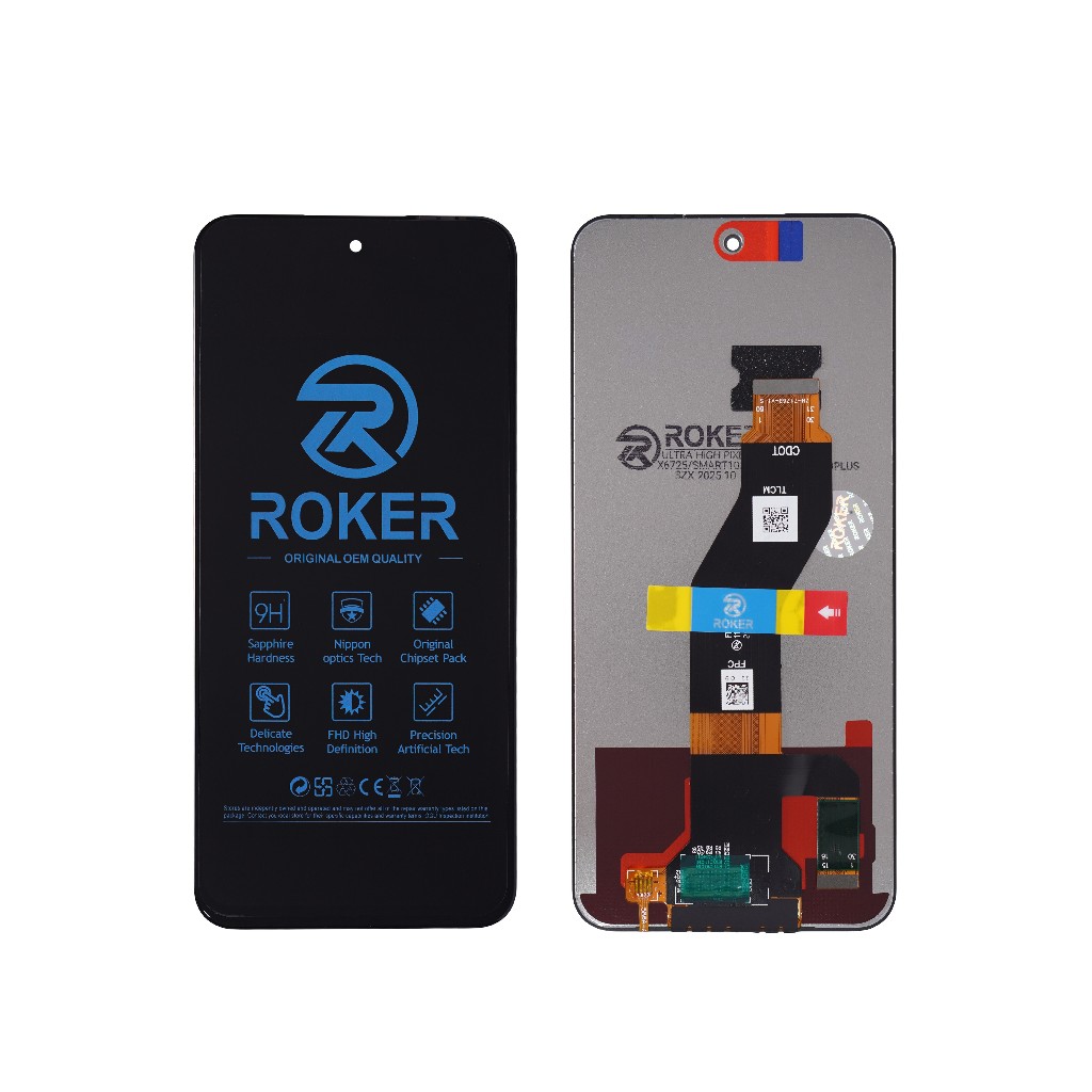 ROKER LCD TOUCHSCREEN INFINIX SMART 10/SMART 10 PLUS/X6725/X6725C FULLSET