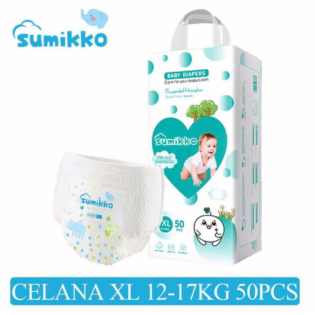 Popok Bayi SUMIKKO Celana 50pcs - Lembut, Anti Bocor, dan Nyaman - Gambar 2