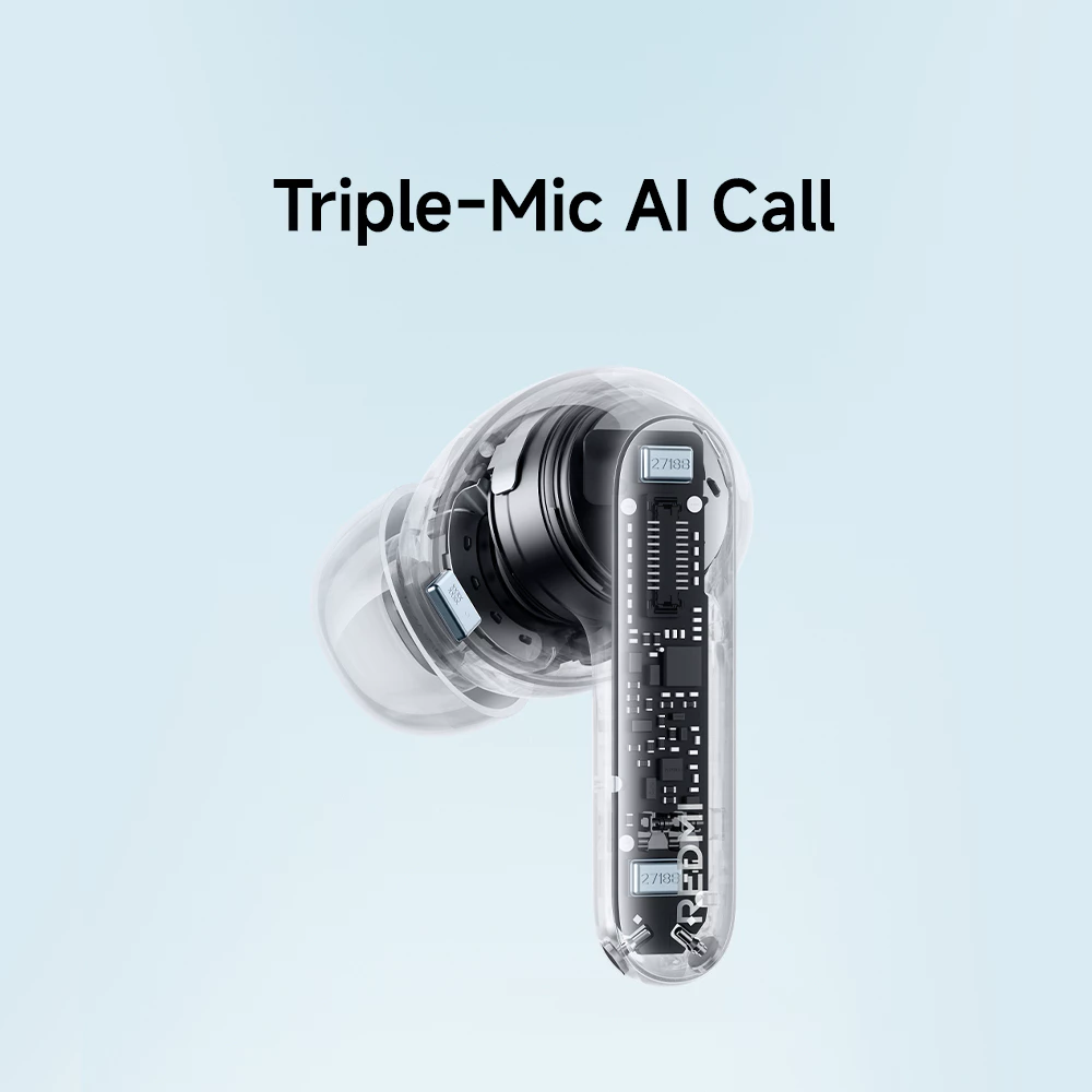 Xiaomi Redmi Buds 8 Pro | Smart ANC hingga 55dB | Triple-Mic AI Call | Driver triple koaksial dengan Dolby Audio | Daya Baterai hingga 33 jam dengan fast charging | Earphone Bluetooth [Xiaomi Official Store} - Gambar 4