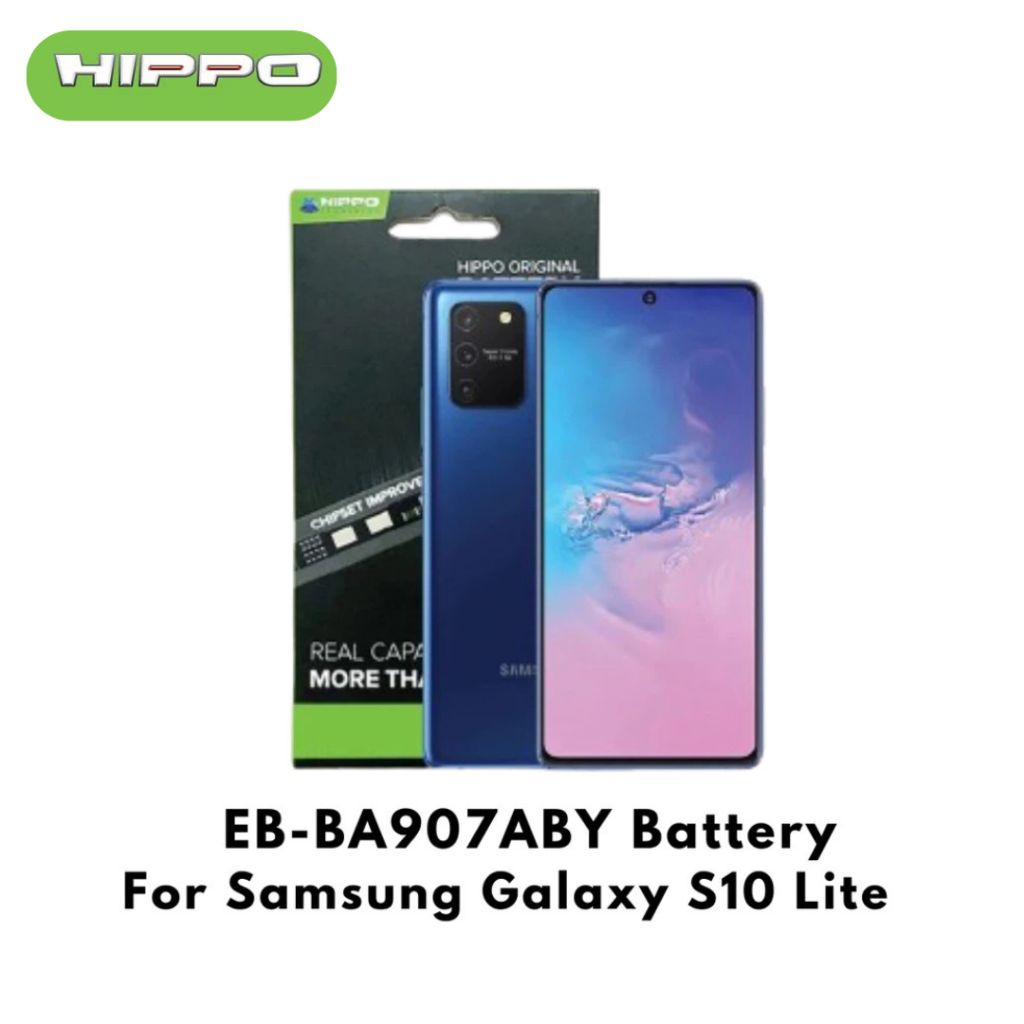 Hippo Baterai SAMSUNG G907 EB-BA907ABY GALAXY S10 Lite 4500mAh Battery Batere Batrai Batre