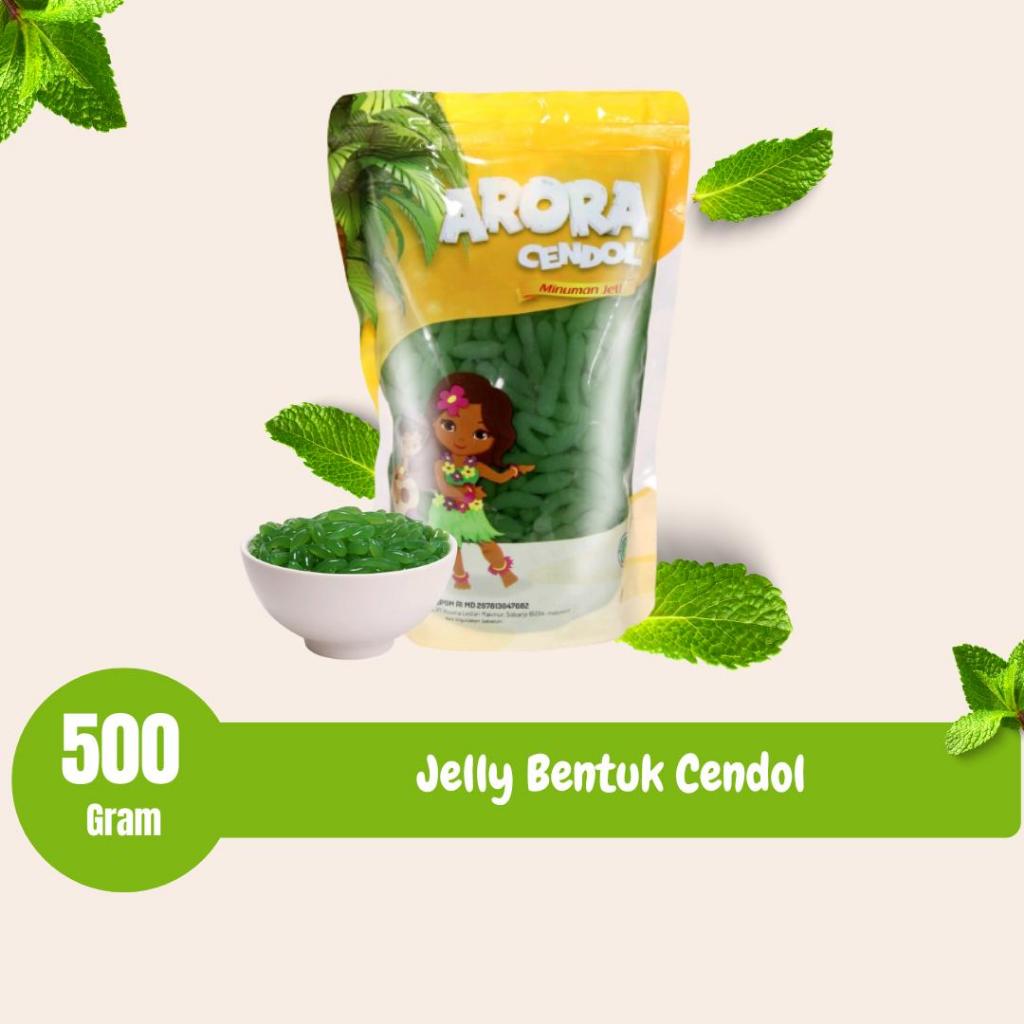 Cendol Dawet Arora Kecebong Topping Minuman Jelly - Netto 500 gr - Gambar 4