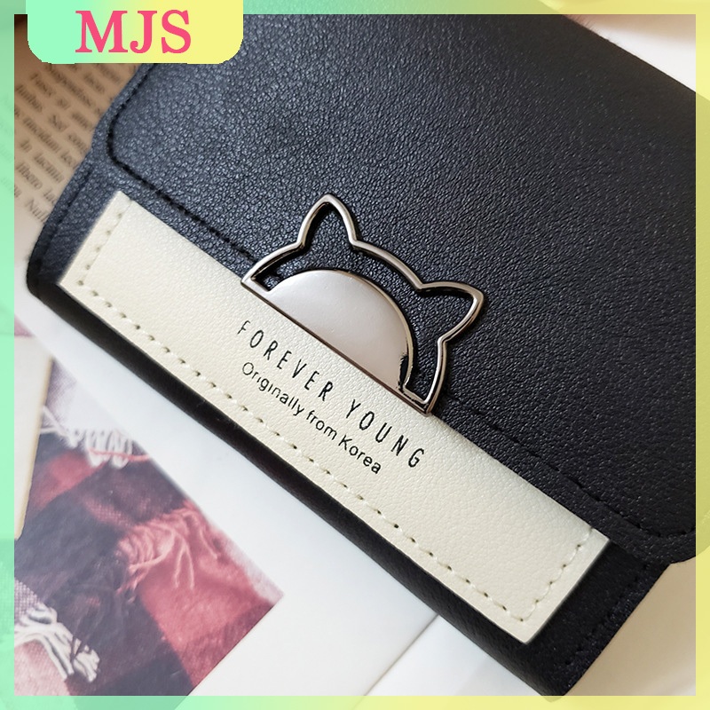 POPMAKER SHOP Dompet Lipat Mini Wanita Import - Desain Modern, Slot Kartu Lengkap & Bahan Berkualitas COD