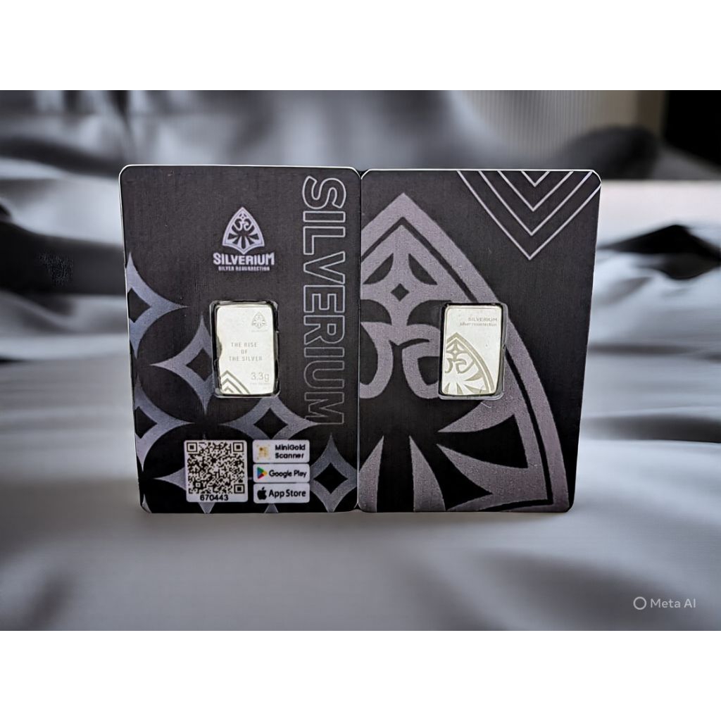 SILVERIUM - Silverium Bars 3.3 Grams, and Original by Minigold ...