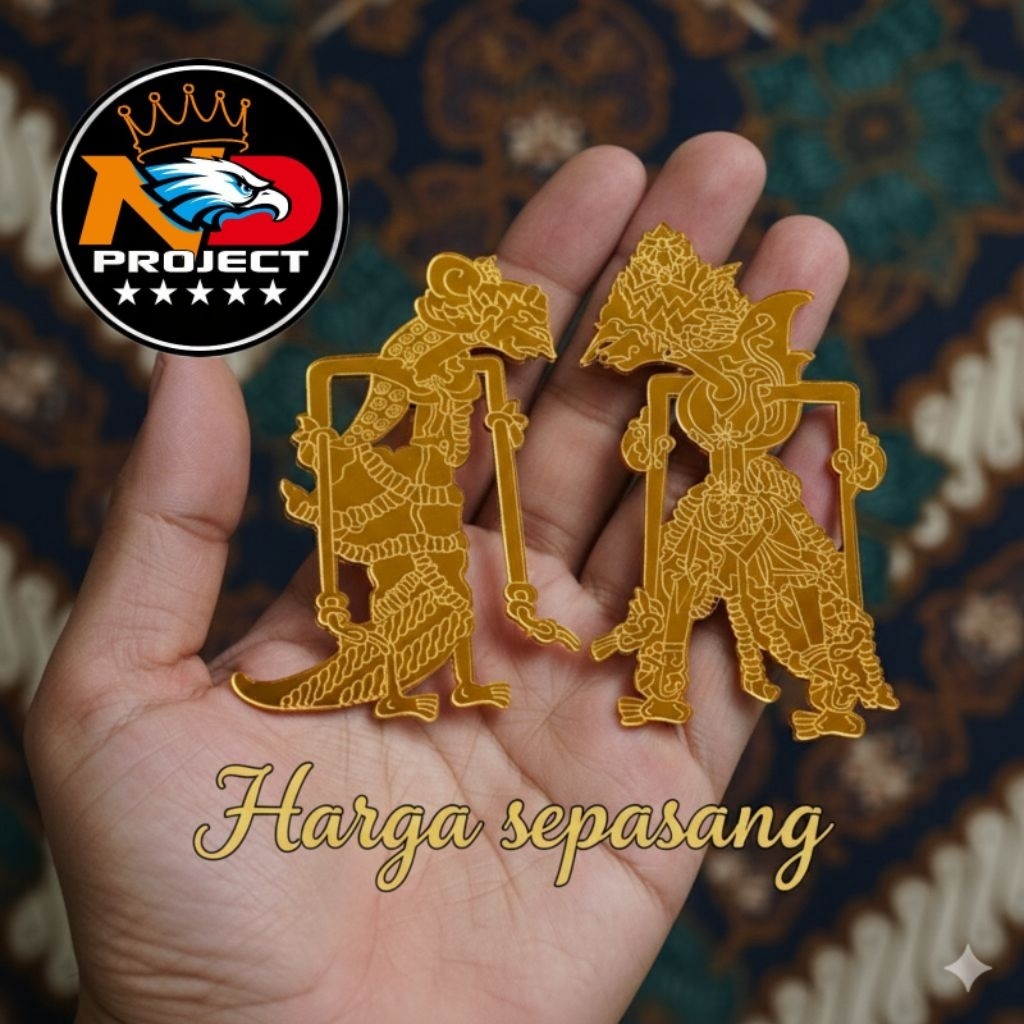 REPLIKA Replica of Rama and Shinta Mirror gold Acrylic Wayang dowry ...