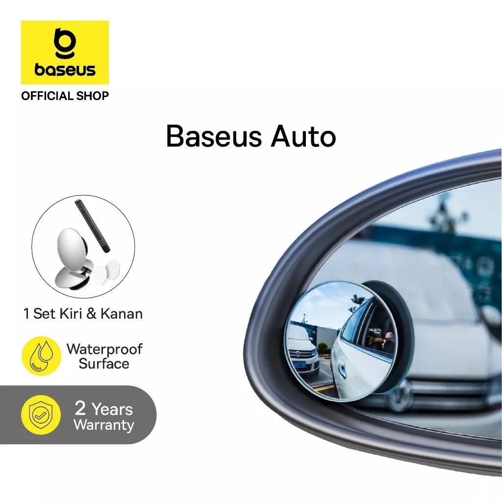Baseus Kaca Spion Titik Buta Full View Blind Spot Rearview Mirrors