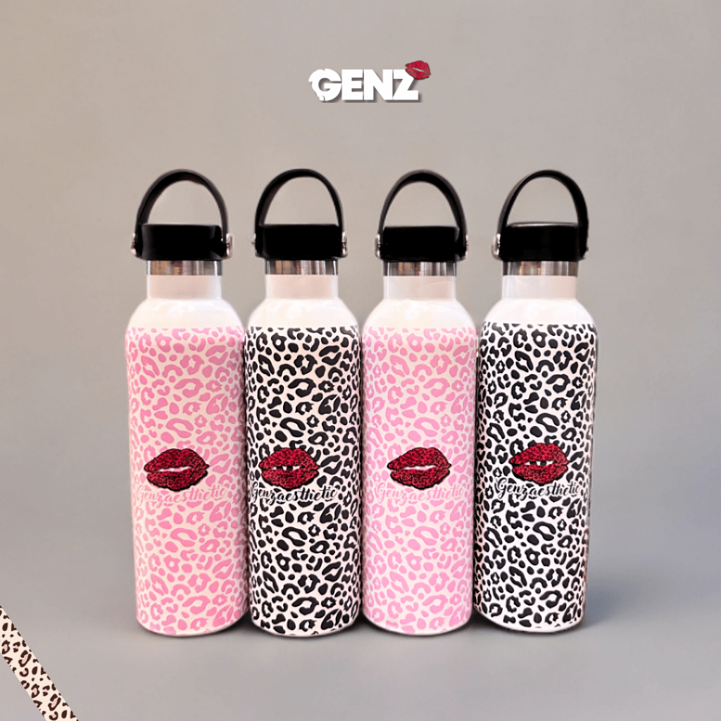 TUMBLER Arizona Leopard Kiss Tahan dingin PremiumStainless Steel Double Wall 750ml BotolMinum Kalcer
