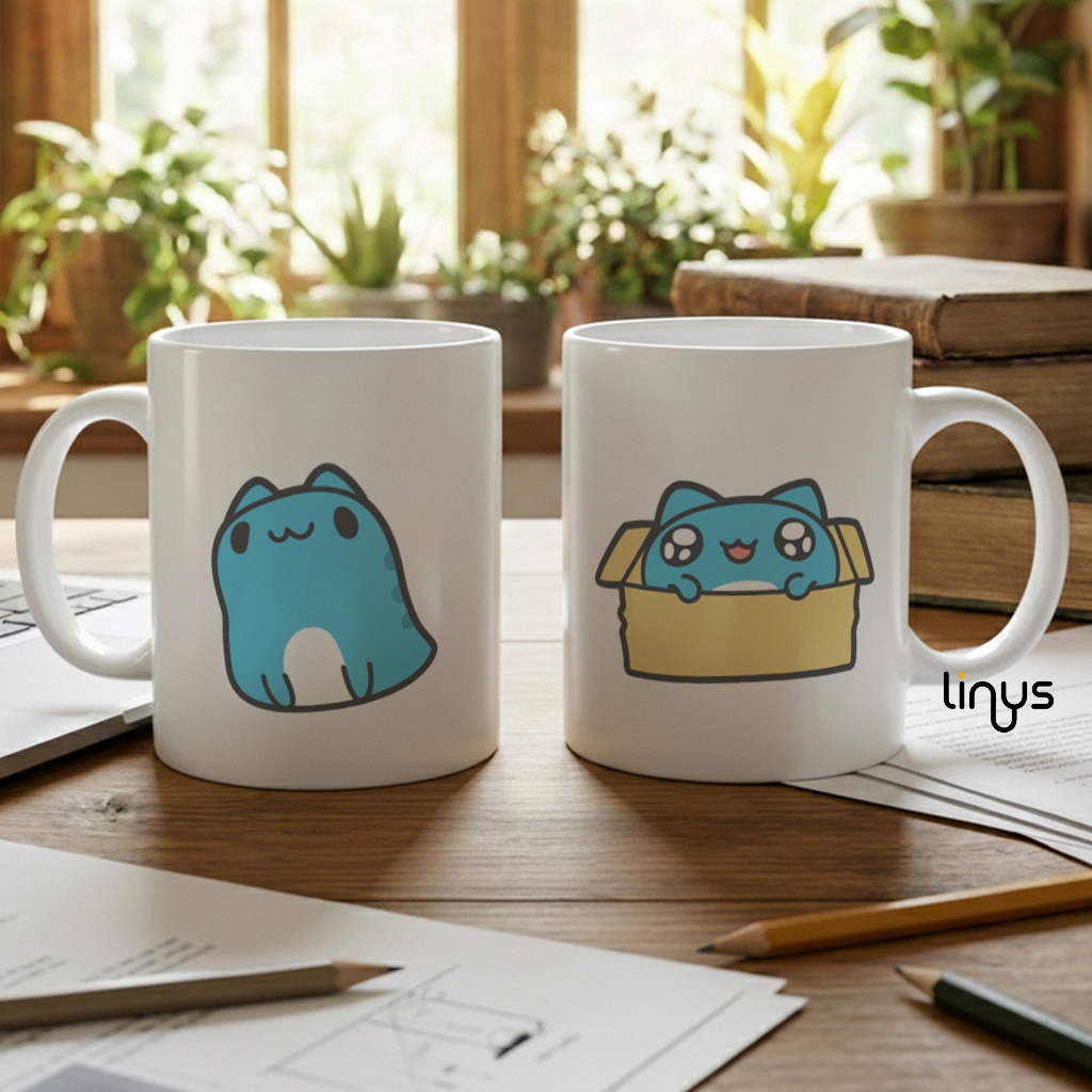 Bugcat Capoo Ceramic Mug in Reusable Boxa for Gifts Coffee Cup | Shopee ...