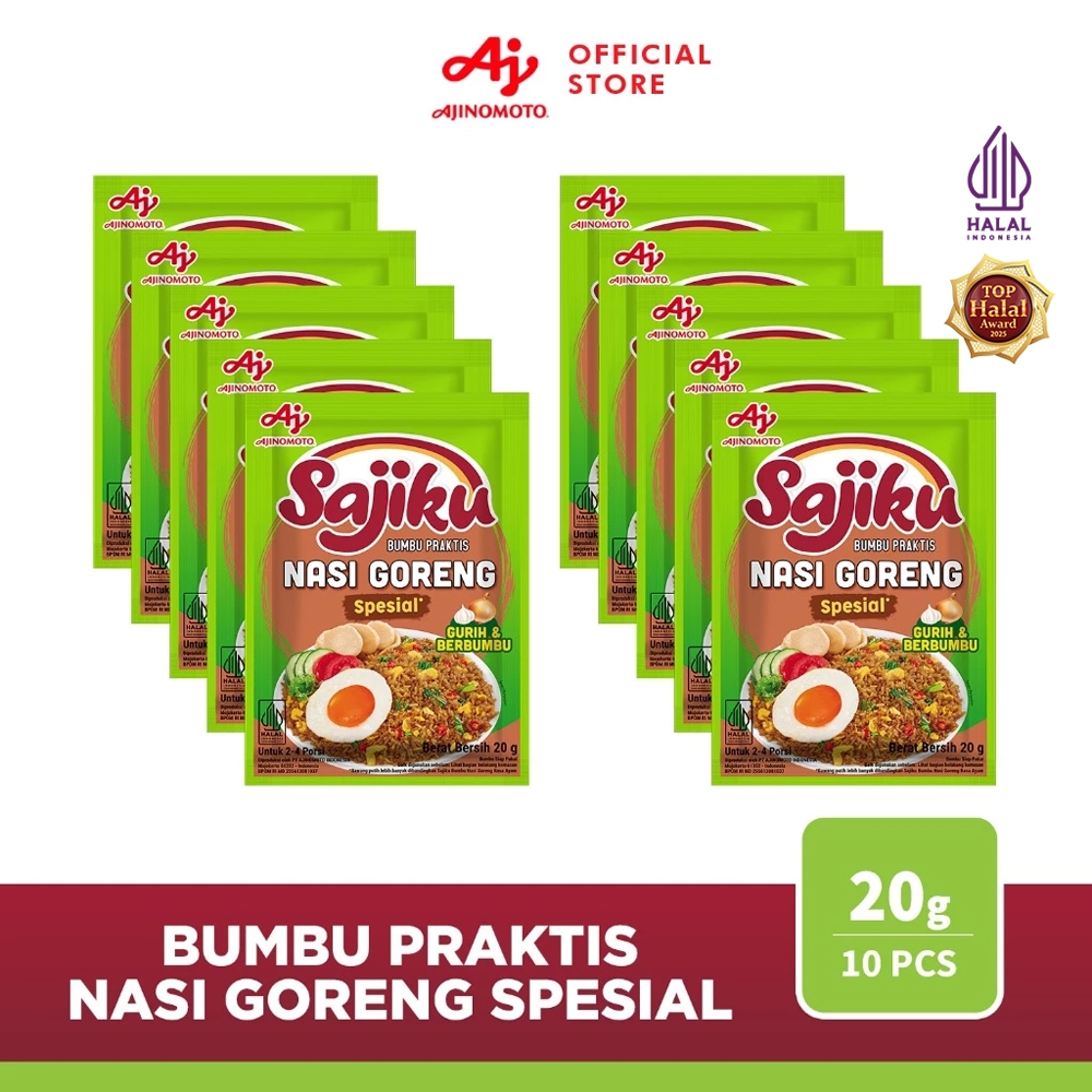 SajikuÂ® Nasi Goreng Spesial 10pcs Gurih Lezat