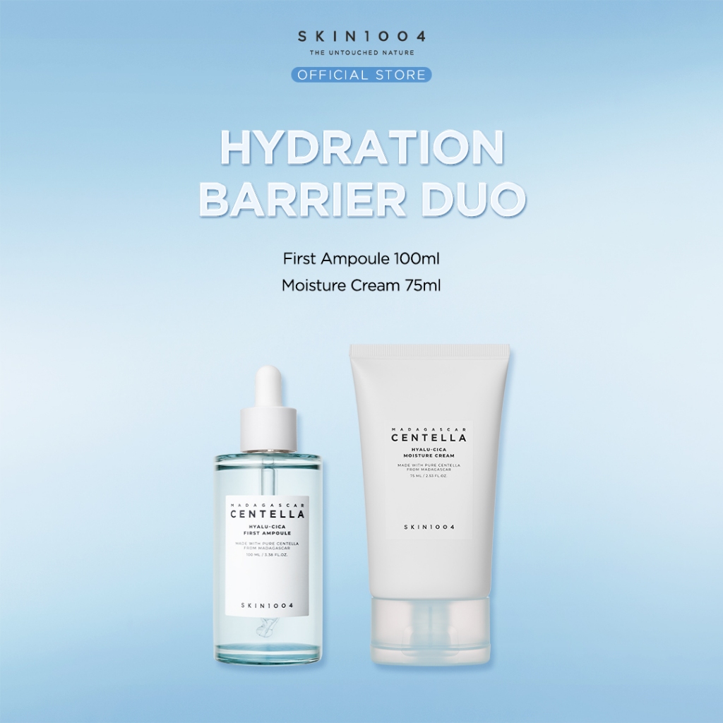 SKIN1004 Hydration Barrier Duo (Hyalu-cica First Ampoule 100ml + Moisture Cream 75ml)