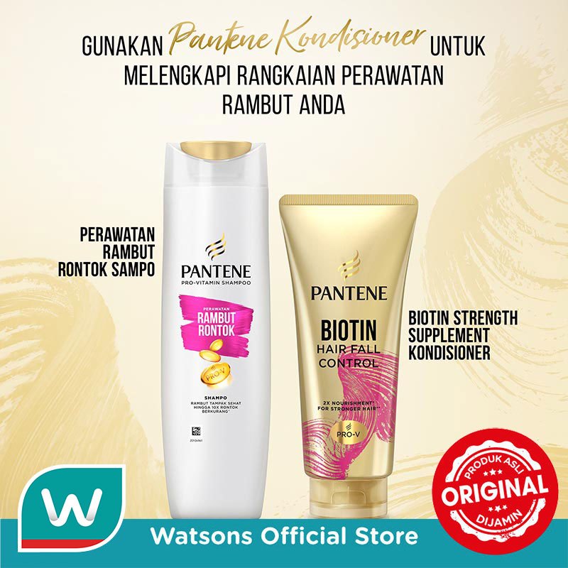 Pantene Conditioner Anti Rontok Miracles Biotin Strength Perawatan Rambut Pro-V 300ml - Gambar 4