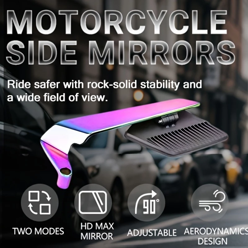 Spion Winglet Motor Matic Bebek Model Rizoma - Desain Modern, Kompatibel Luas, Mudah Dipasang - Gambar 3