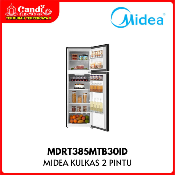 MIDEA MEET Kulkas 2 Pintu 266 Liter Multi Air Flow MDRT385MTB30ID - Gambar 3