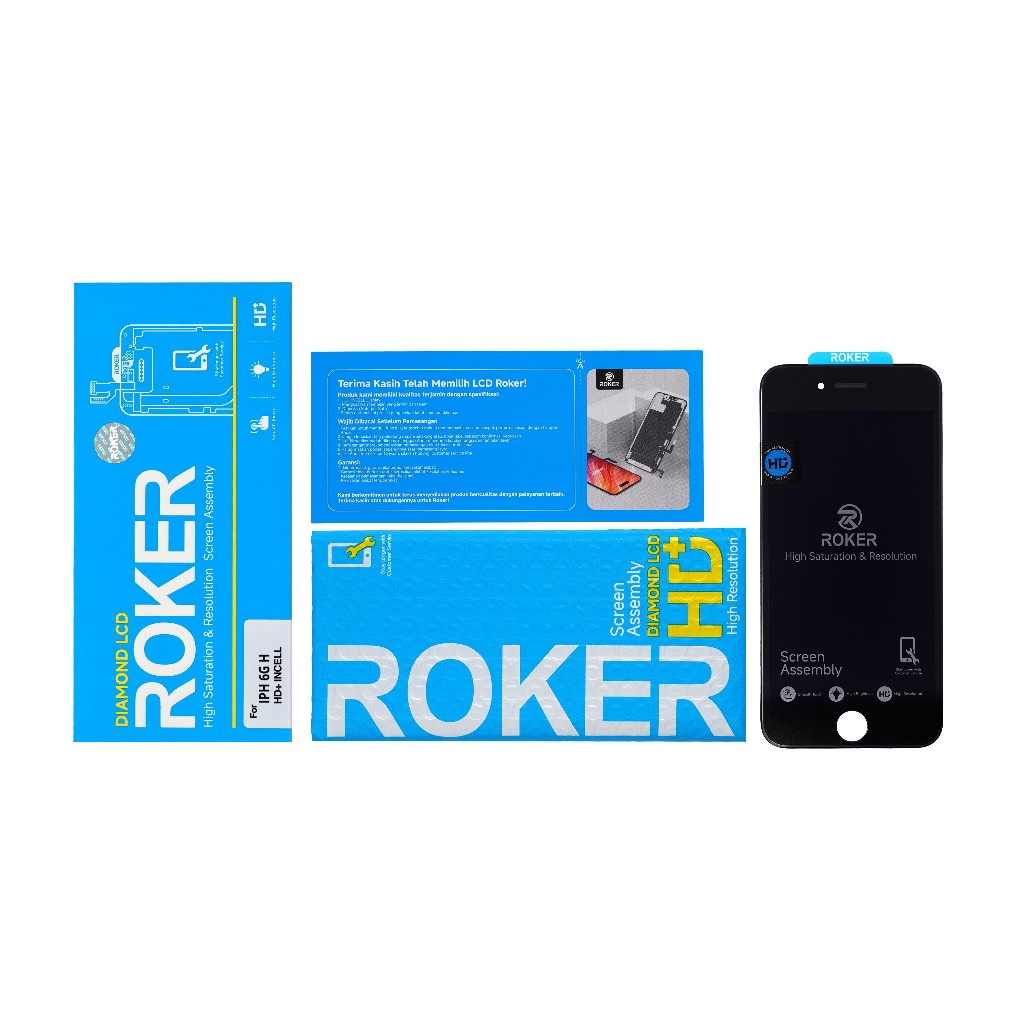 ROKER DIAMOND LCD TOUCHSCREEN IP 6G HD+ - Gambar 4