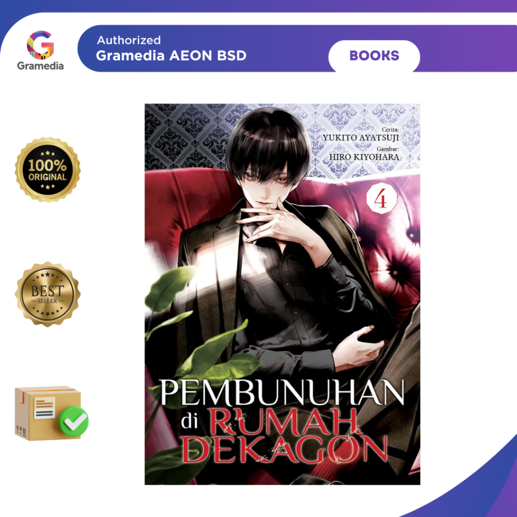 Pembunuhan di Rumah Dekagon 04 - Gramedia AEON BSD