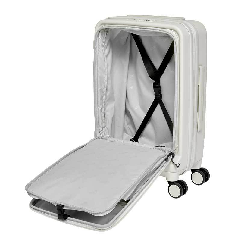 Acer Fashion Koper Polyethylene Barcelona Carry-on Luggage - Shell White - Gambar 4