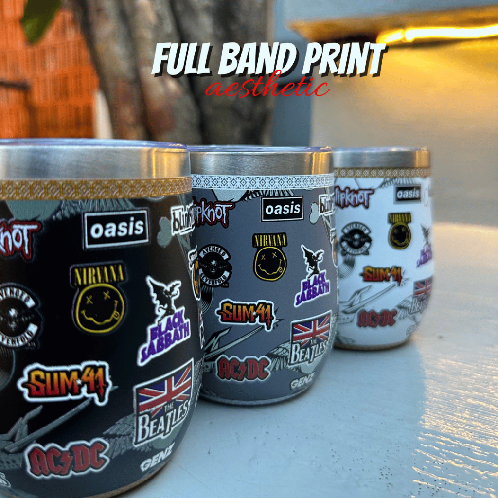 Tumbler Aesthetic Mini Band 350 ML Vacuum Insulated Stainless Steel Tahan Dingin & Panas BPA Free foto 4